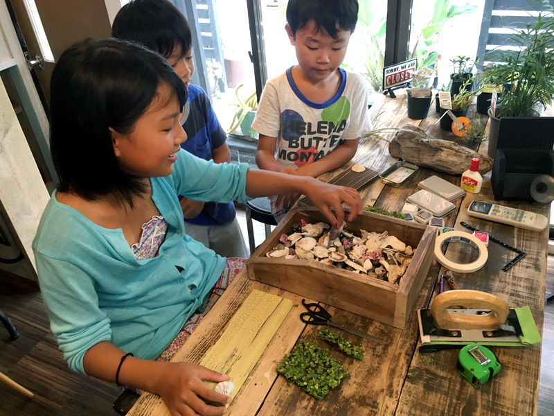 夏の子供工作ワークショップ