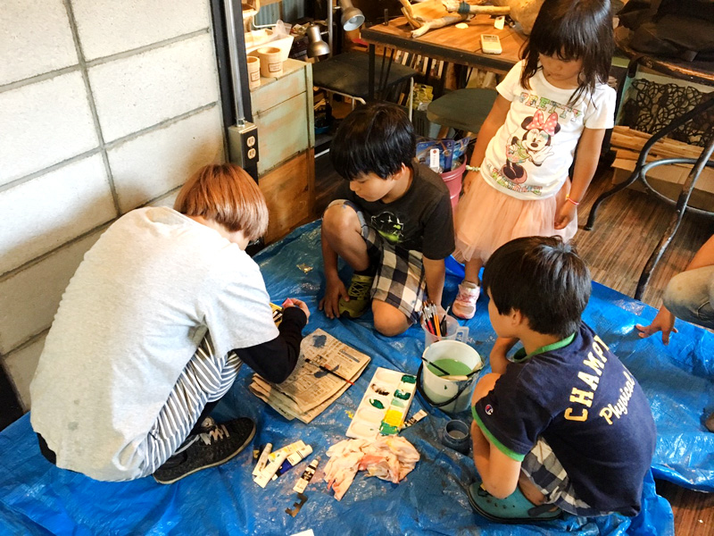 背付きミニチェア・小物作りワークショップ＠造作工房 Amaiyu