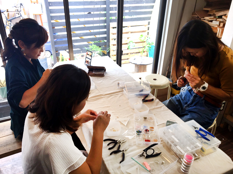 アクセサリーワークショップ＠konono