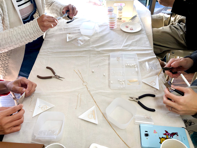 アクセサリーワークショップ＠konono