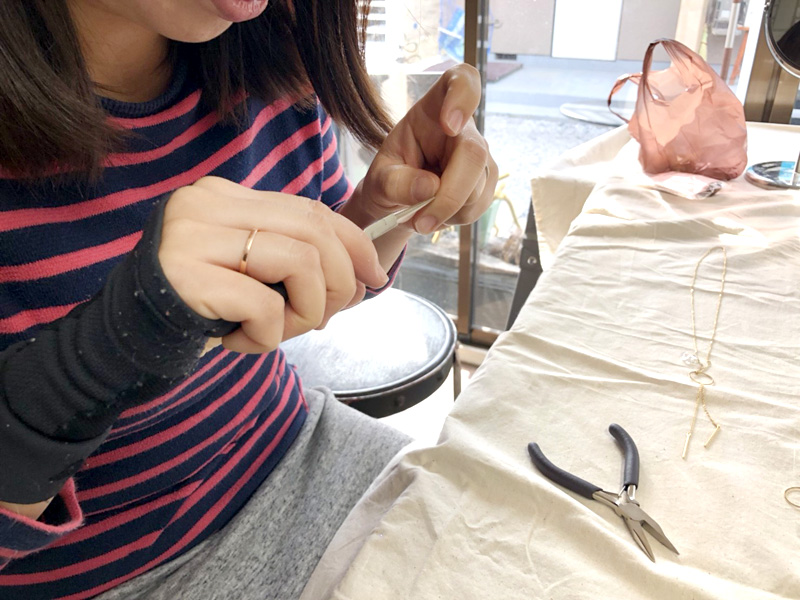 アクセサリーワークショップ＠konono
