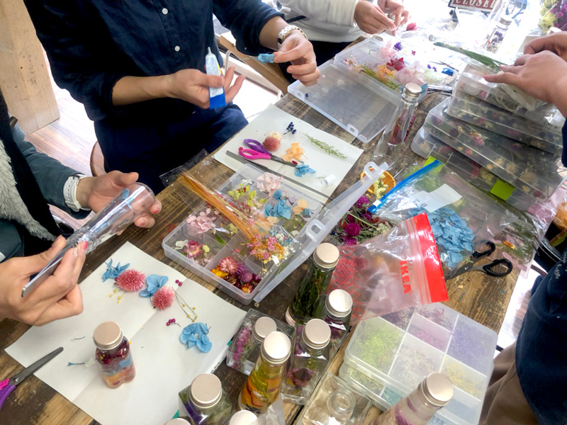 ハーバリウム体験ワークショップ＠ハーバリウム認定サロンHW LIFE